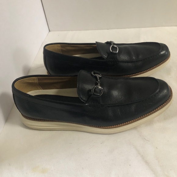 Cole Haan Laser Bit Black Leather Loafer -32 - Picture 1 of 5